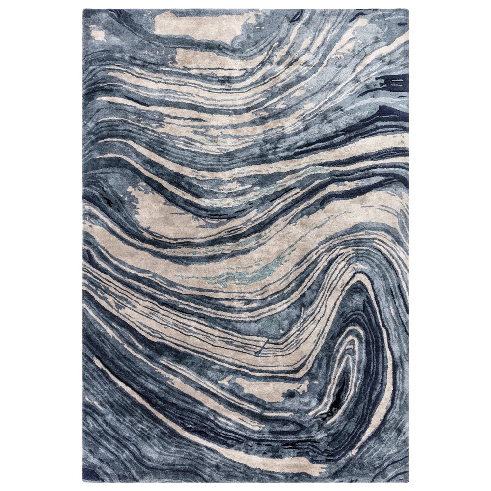 Tuscany Abstract Rugs by Katherine Carnaby in Lazulite Marble